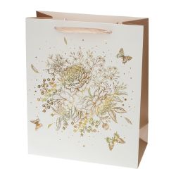 GAEM Пакет подарочный (бумага 230г/м2, блок микс 12шт), L26 W12 H32 см, 4в.