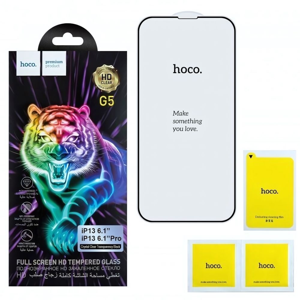 Защитное стекло G5 Hoco для iPhone 13 Pro Max на полный экран, 012052