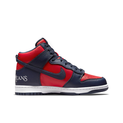 Кроссовки Nike x Supreme SB Dunk High 'By Any Means - Red Navy' DN3741-600