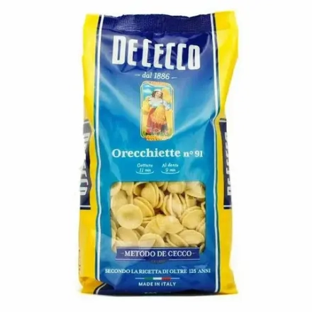Макароны DE CECCO Орекьетте, 500г, Италия