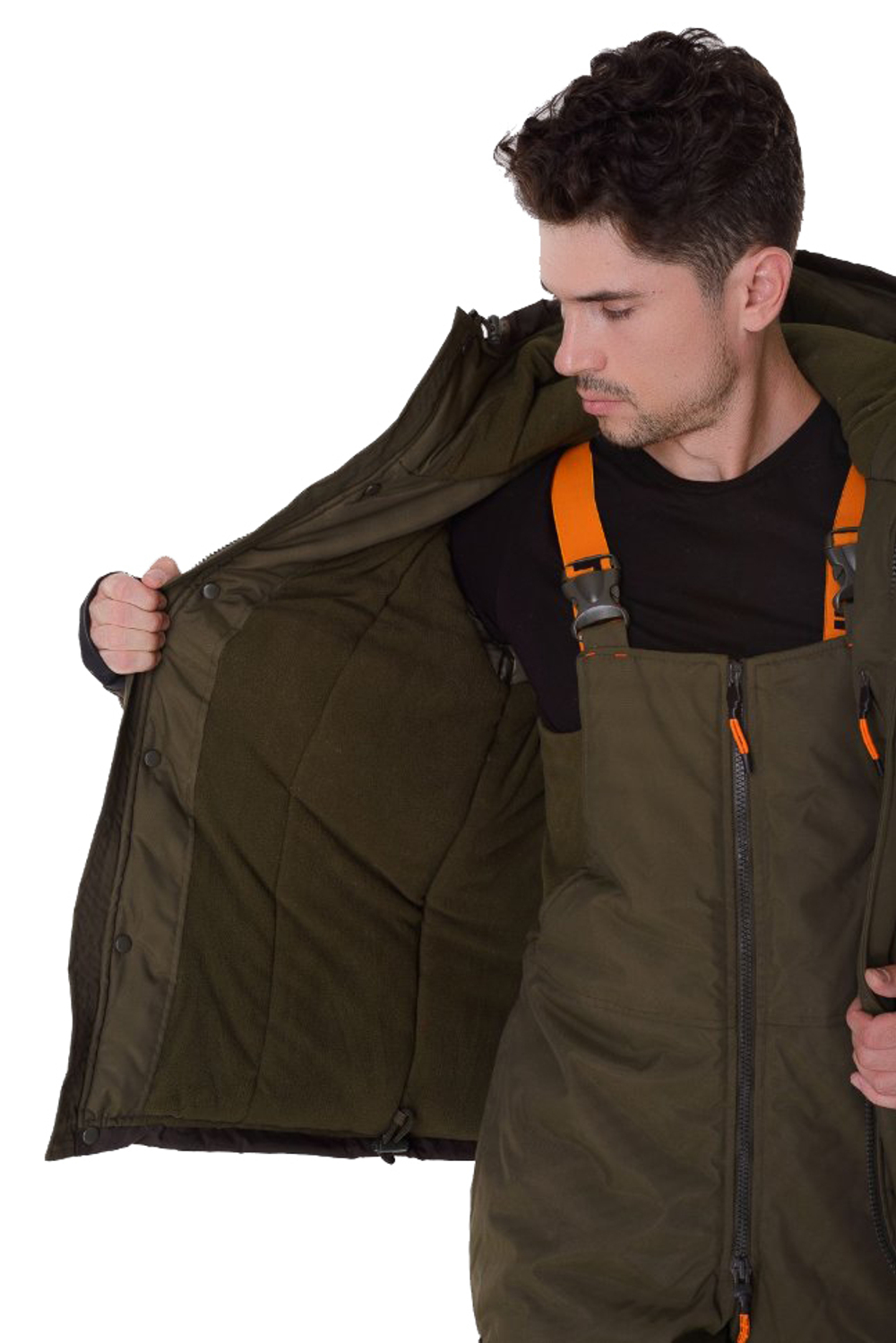 Зимний мужской костюм Triton Gorka -40 (Таслан) Хаки