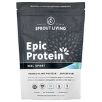 Sprout Living, Epic Protein, органический растительный протеин и суперпродукты, Real Sport, 494 г (1,1 фунта)