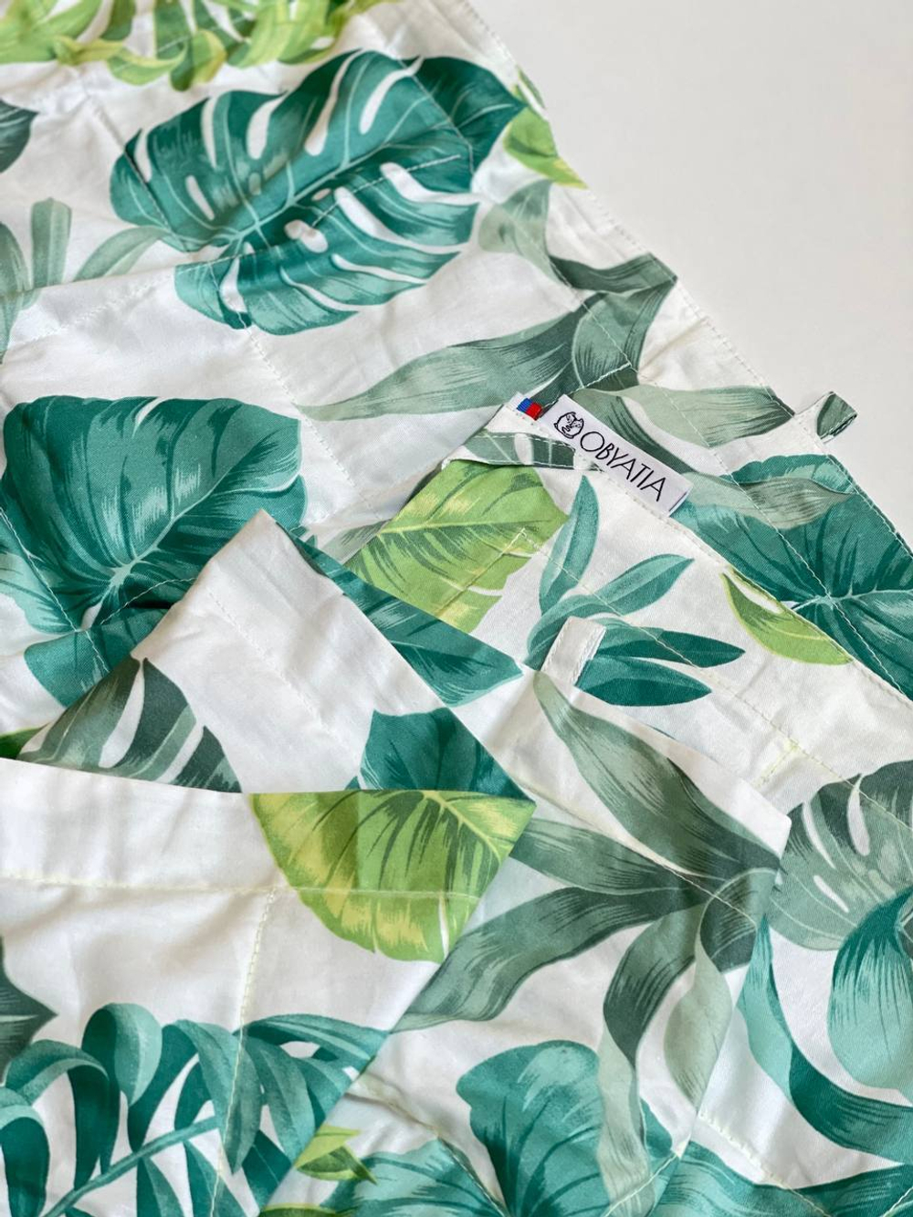 Прохладное утяжеленное одеяло Obyatia со стеклянными микросферами 140х200 / 8кг