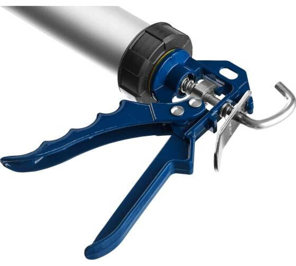 ПИСТОЛЕТ ДЛЯ ГЕРМЕТИКА ЗУБР 600МЛ ЗАКРЫТЫЙ АЛЮМ КОРПУС 06633-60