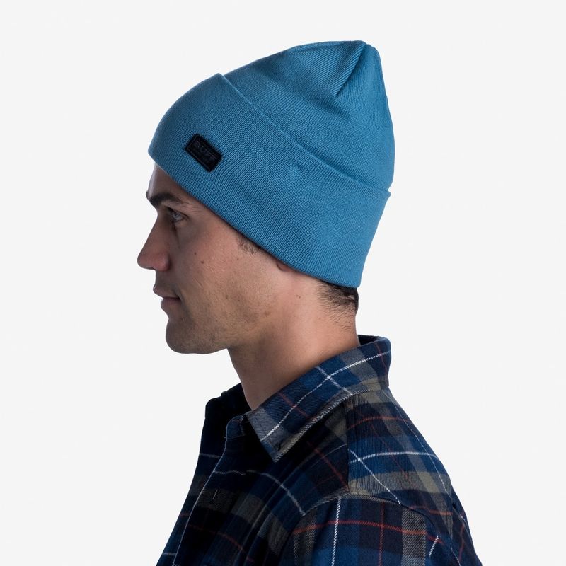 Вязаная шапка Buff Hat Knitted Niels Dusty Blue Фото 7