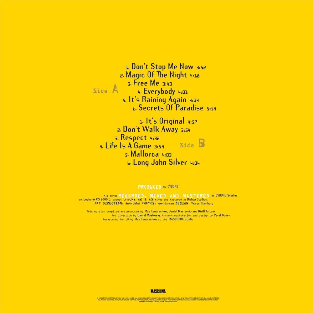 LP: Loft — «Future World» (1995/2024) [Black Vinyl]