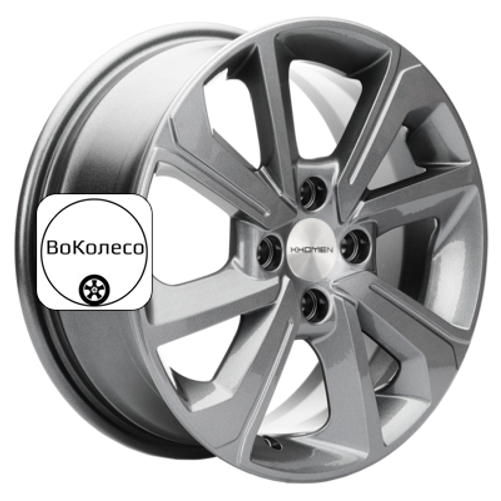 6x15/4x98 ET36 D58,6 KHW1501 (Lada Granta) Gray Khomen Wheels