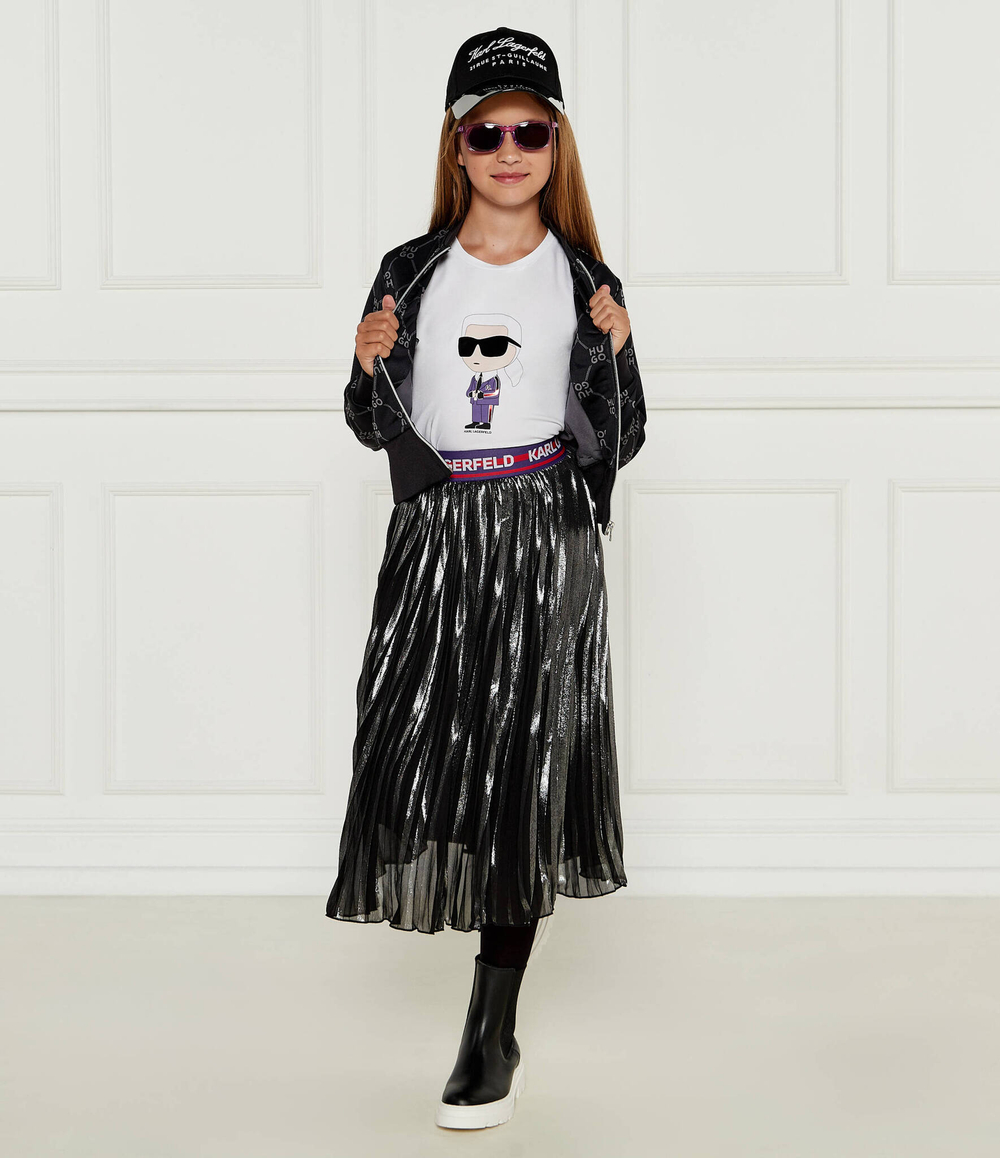 Футболка Karl Lagerfeld Kids - белый(Z30211)