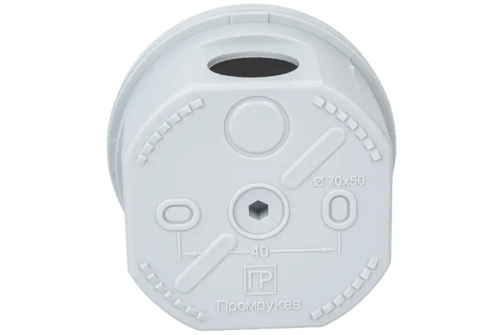 40-0110 Коробка распаячная ОП D70х50 безгалогенная (HF) IP55 Промрукав