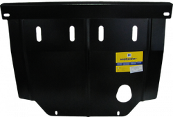 Защита картера Двигателя, КПП. 2 мм, Сталь. для Honda Civic VI 1995-2001 MOTODOR.00802
