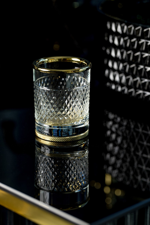 Boheme Стакан настольный AURA Gold