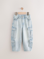 Джинсы карго для мальчика Next E41-856, Голубой