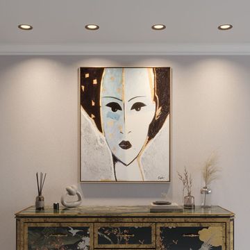 Светильник встраиваемый с переключателем цв. температуры 15W 2700К-4000К 359845 черный FLUO Novotech