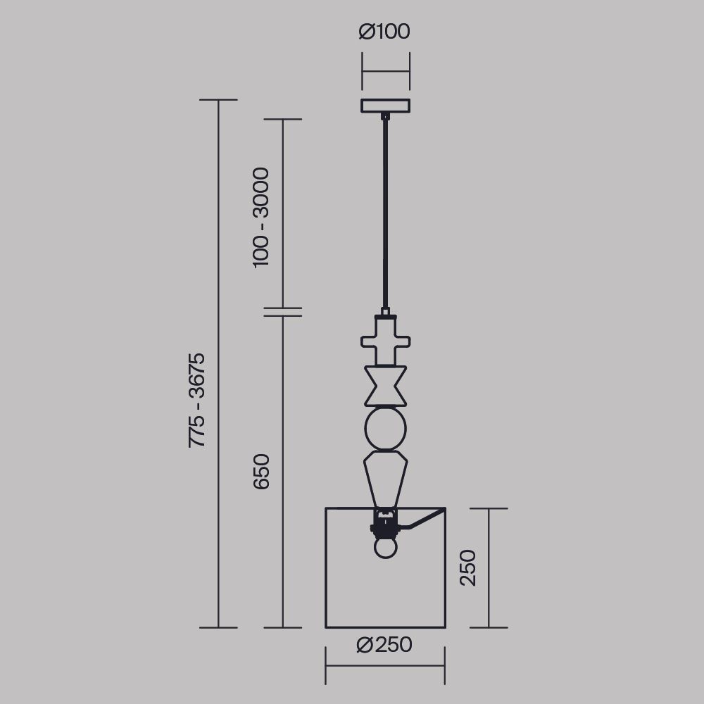 Светильник подвесной Maytoni   MOD298PL-01W1