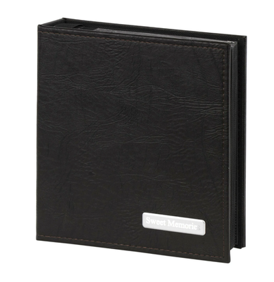 Фотоальбом BRAUBERG на 200 фото 10х15 см, под фактурную кожу, индивидуальный бокс, тёмно-коричневый, 391116-RM