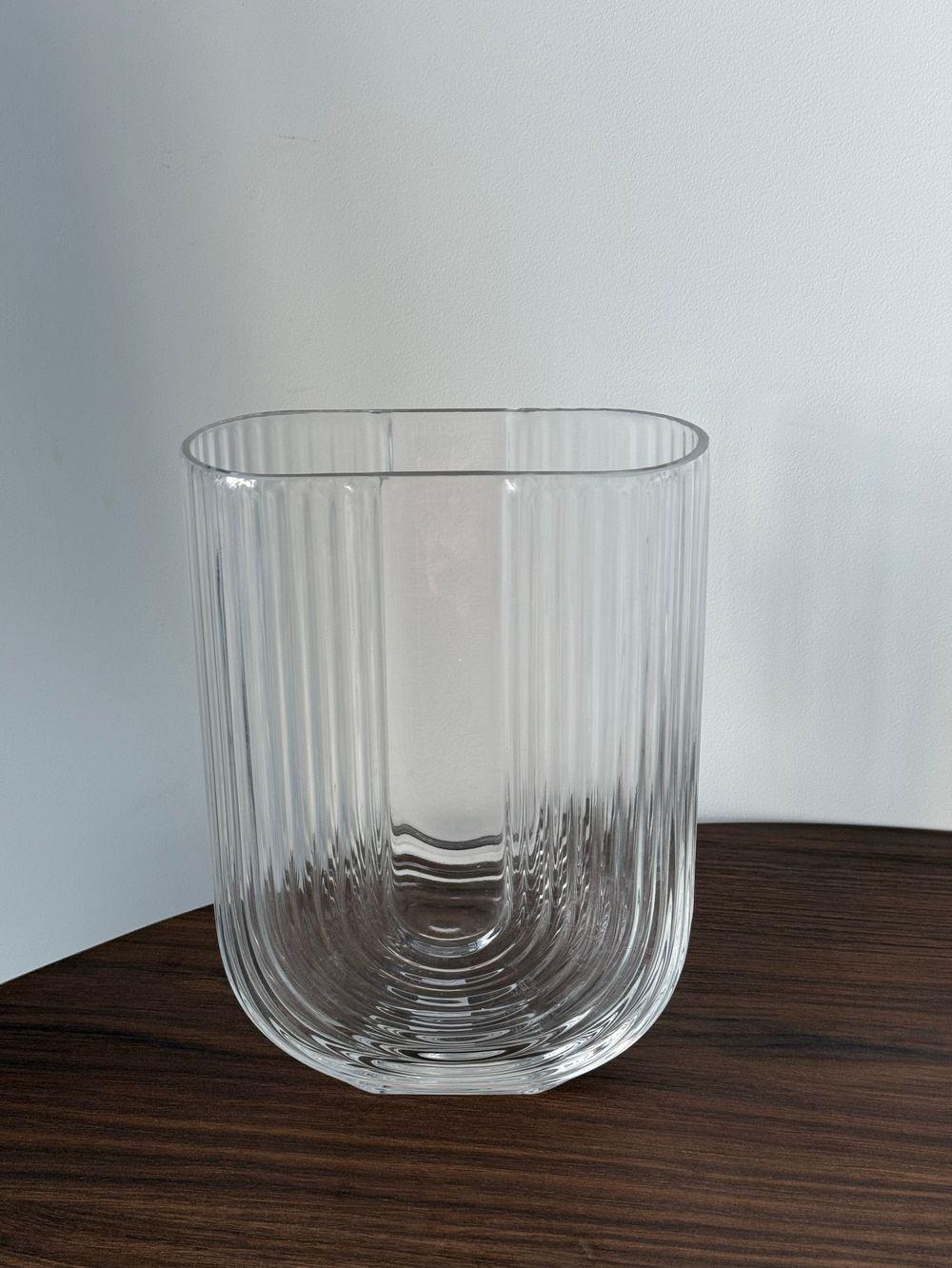 Ваза "Фактурная" Прозрачная