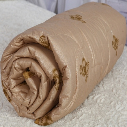 Одеяло "П37. ОВЕЧЬЯ ШЕРСТЬ" стандартное, плотность 400 г/м2, полиэстер, Россия.