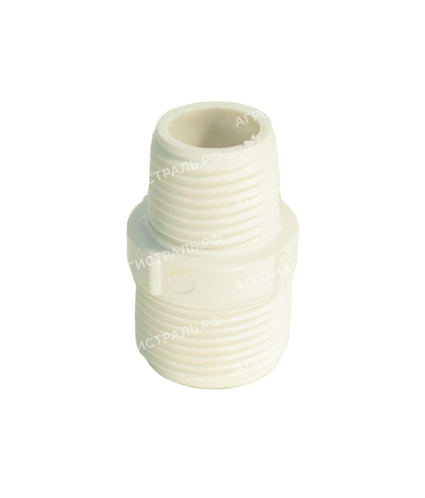 Ниппель PVC 3/4&quot;x1/2&quot; нар