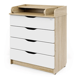 Комод Атон СИРИУС-2 WOOD ПВХ 800/4 дуб сонома