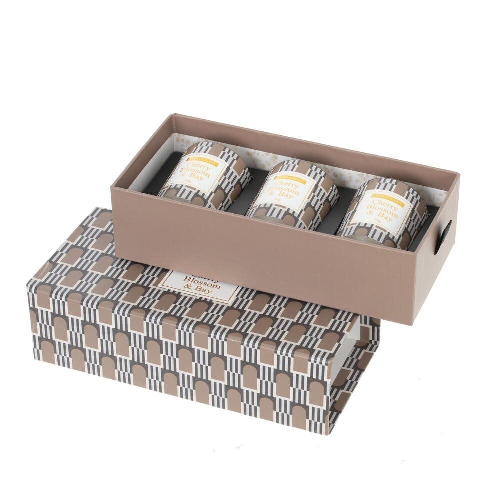 GAEM Набор из 3-х свечей ароматических, D 4.5 см, L21 W10 H5,5 см