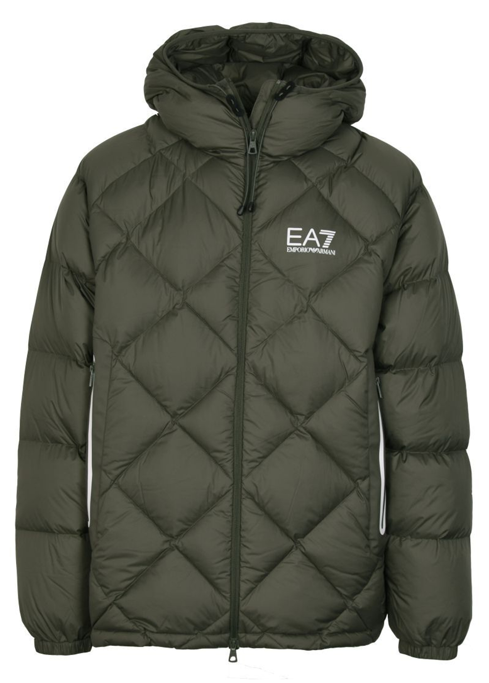 Мужская теннисная куртка EA7 Man Woven Down - beetle