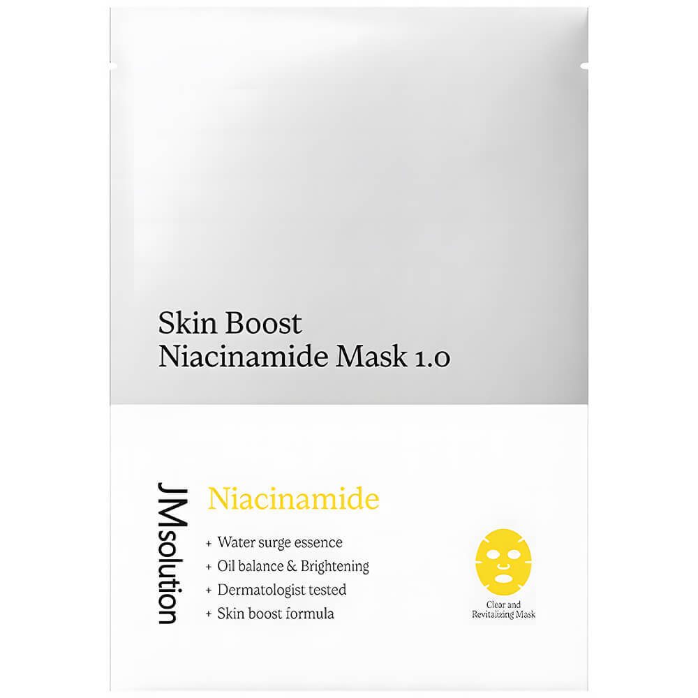Тканевая маска отбеливающая с ниацинамидом JMSOLUTION Skin Boost Niacinamide Mask 1.0
