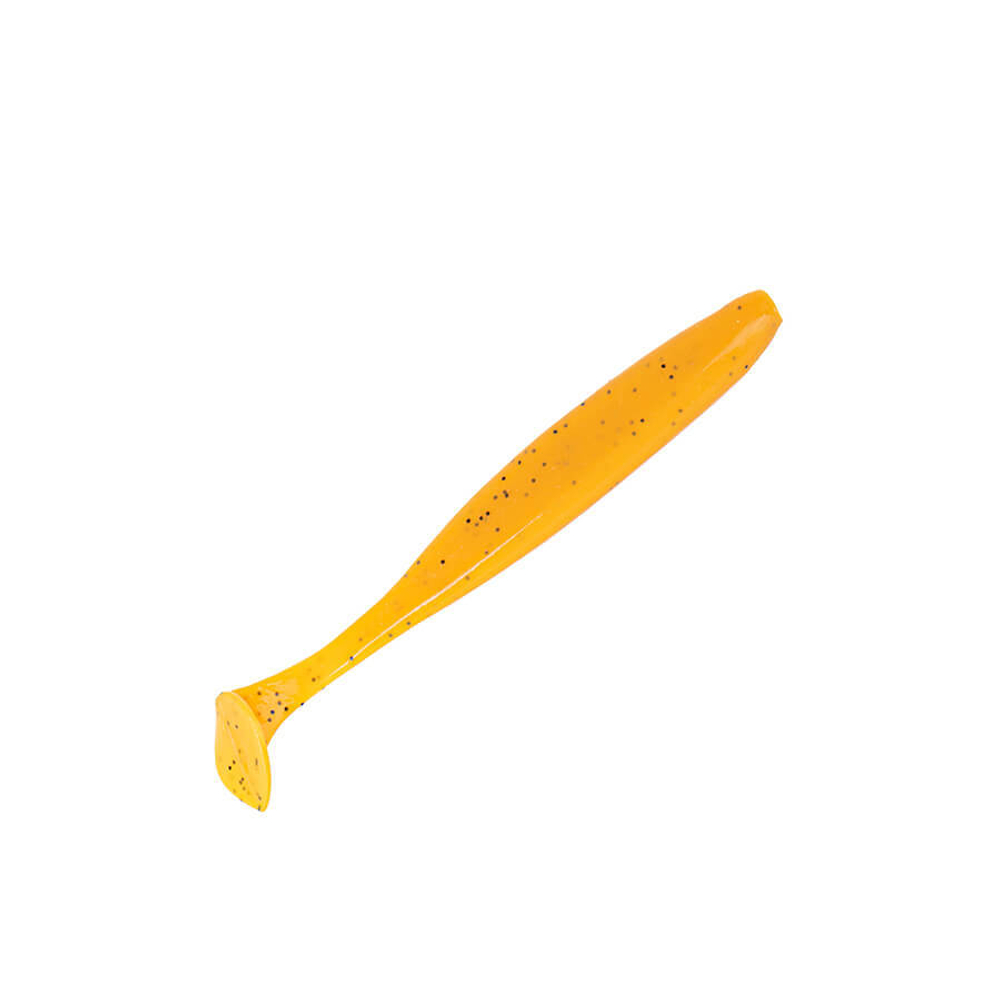 Приманка DS-SMOOTH 99мм-4шт, цвет (250) морковный, блестки черные