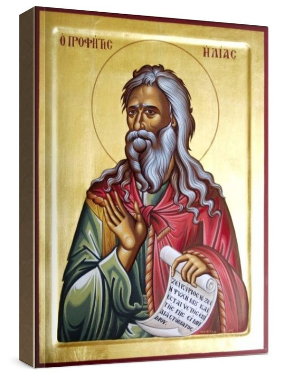 Илия Пророк (рукописная икона)