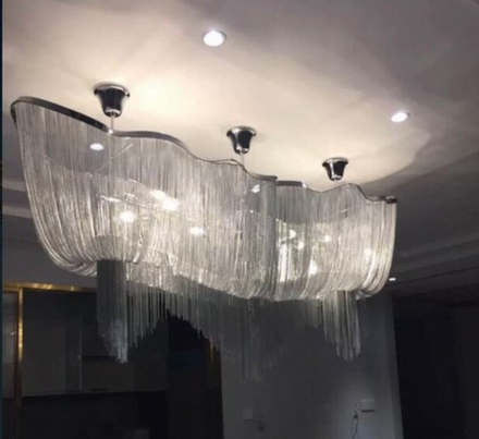 Pendant design lamp Atlantis by Terzani (Silver)