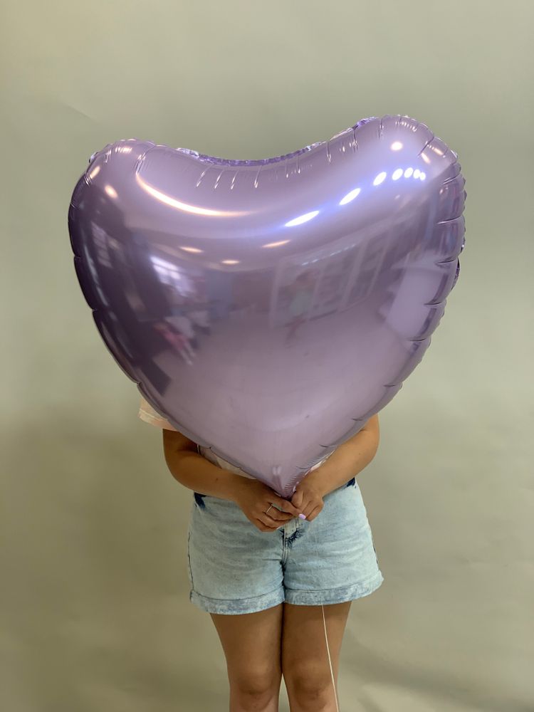 Воздушный шарик Сердце фольга большой