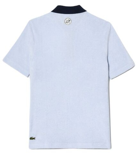 Женское поло Lacoste Roland Garros Edition Terry Knit Tennis Polo Shirt - небесный