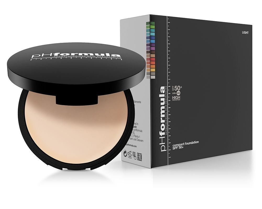 PHformula Compact foundation SPF 50+ Light - Компактное тональное средство SPF 50+ (светлый тон)