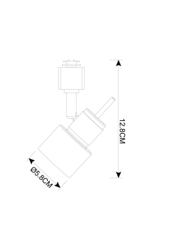 Трековый светильник Arte Lamp A1906PL-1WH