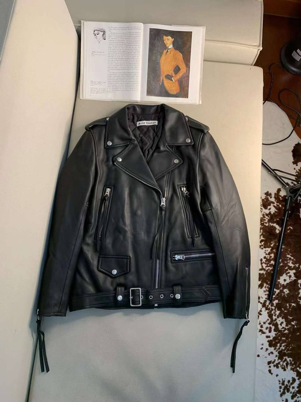 Кожаная куртка Acne Studios