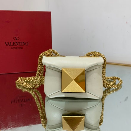 Valentino One Stud Micro Bag with Chain 11 cm