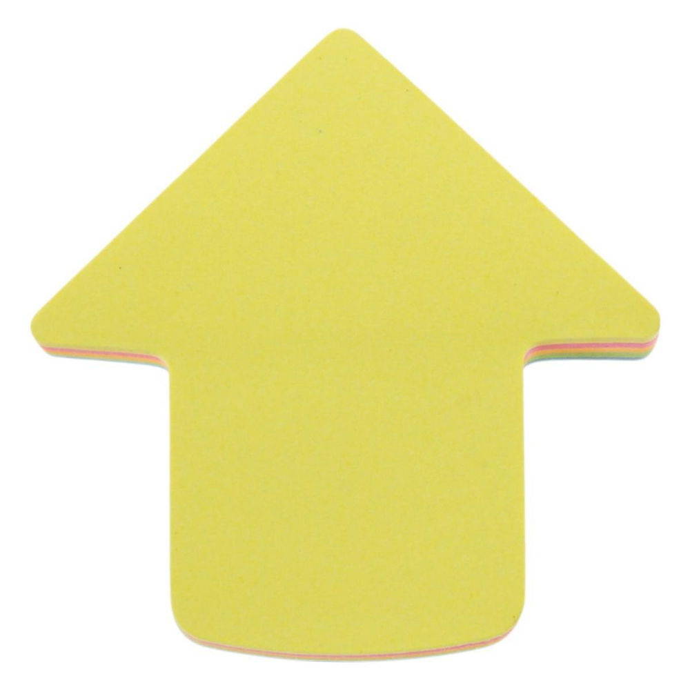 Бумага для записей "Стрелка" с липким краем, 100 листов, в пакете с подвесом