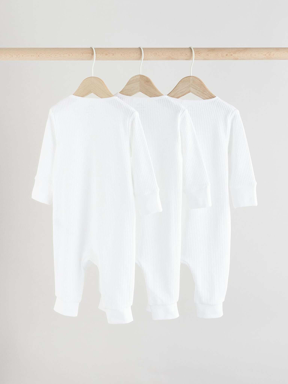 Комбинезон / Cлип для малышей Next E19-697, 3 шт., Белый