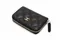 Женский кошелек для карт и монет Chanel на молнии черный