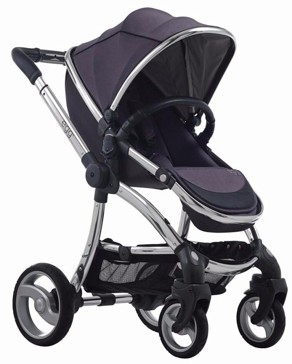 Детская коляска Egg 2 в 1 Camo Grey & Anodised