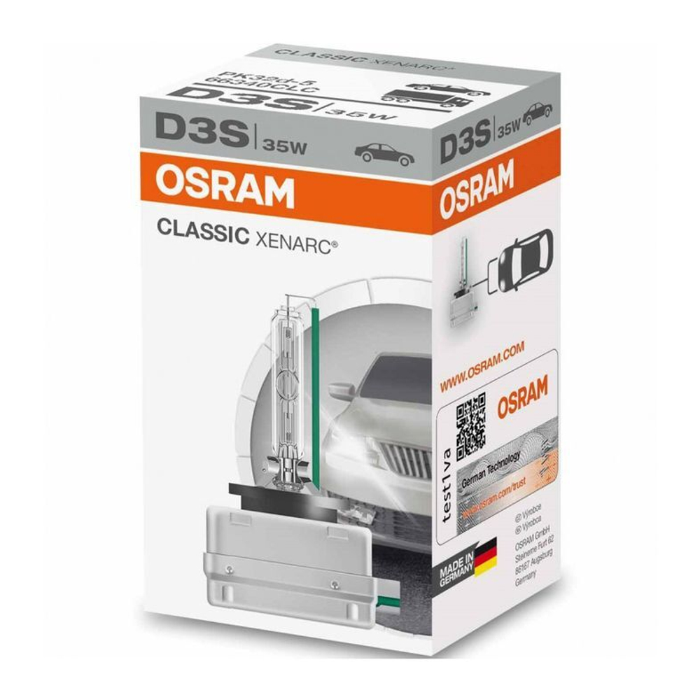 Ксеноновая лампа D3S OSRAM 66340CLC Xenarc Classic, 1шт (Germany)