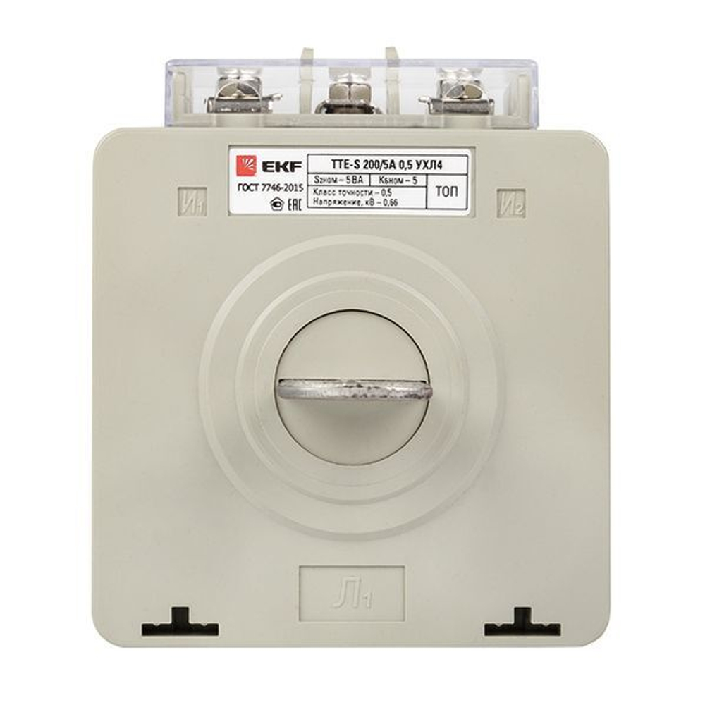 Трансформатор тока ТТЕ-A-200/5А с клеммой напряжения класс точности 0,5 EKF PROxima