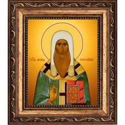 Исаия Ростовский Святитель. Икона на холсте.