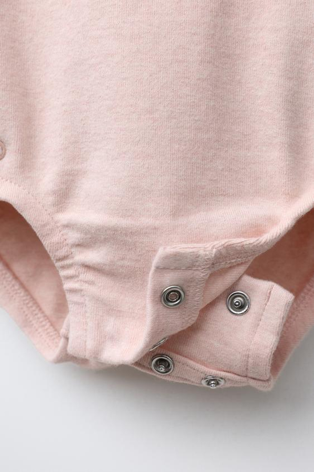 ZARA КОМПЛЕКТ БОДИ И ПОЛЗУНКОВ МЕЛАНЖ, РОЗОВЫЙ МЕЛАНЖ