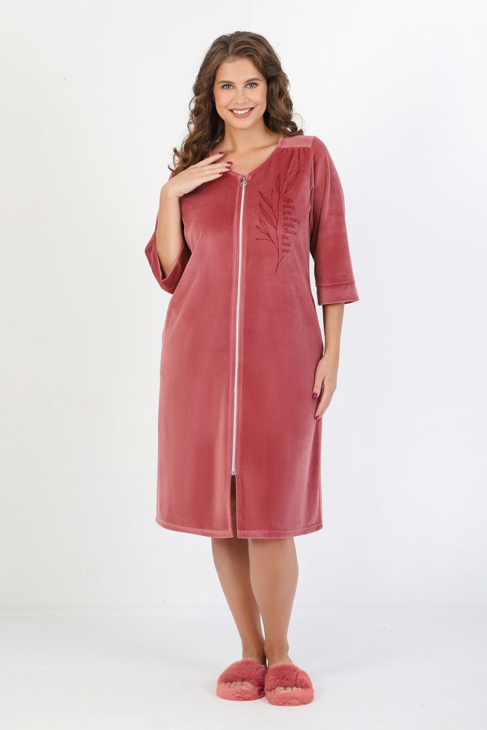 Халат Саломея Виотекс БРУСНИЧНЫЙ