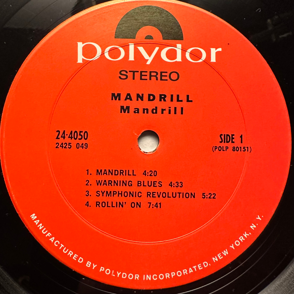 Mandrill ‎– Mandrill (США 1971г.)