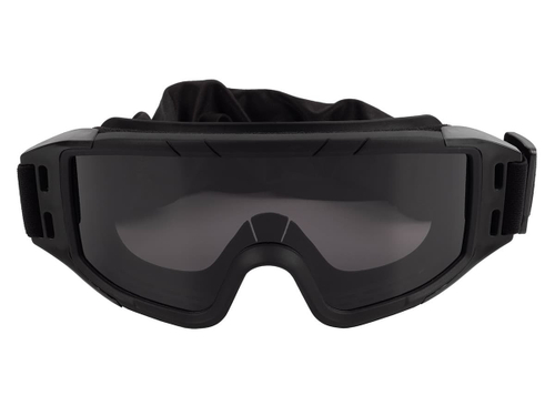 Маска стрелковая ShotTime Puma, защитная, чёрная, комплект с 3 линзами