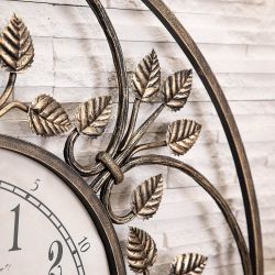 Часы настенные London Time большие Амбер