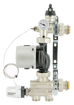 Насосно-смесительная группа Uni-Fitt Solomix 1" с насосом Grundfos UPSO 25-65 130