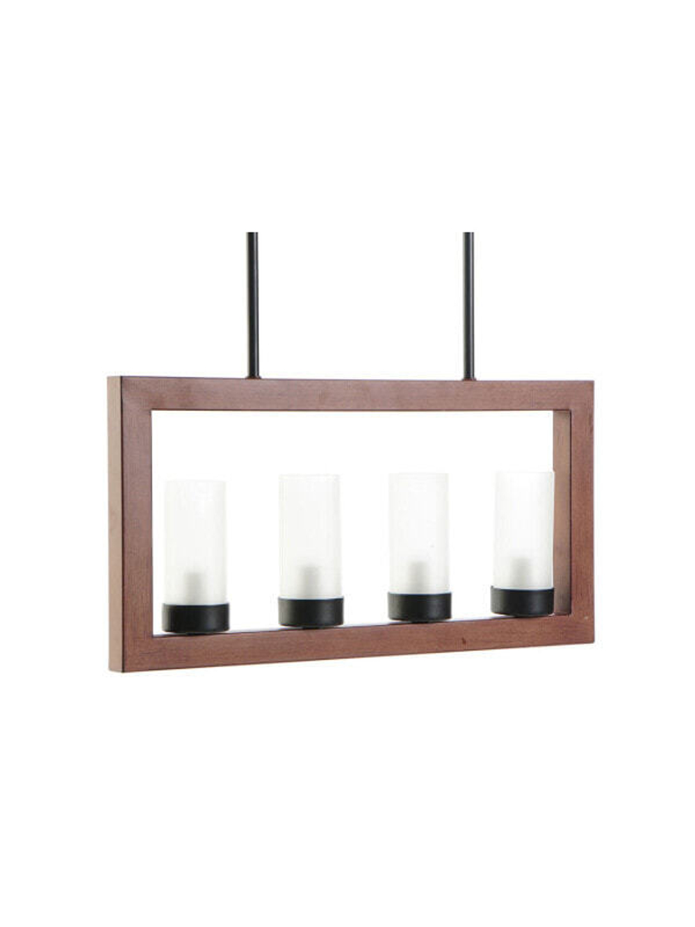 Потолочный светильник DKD Home Decor Коричневый Алюминий Стеклянный (52 x 6 x 26 cm)