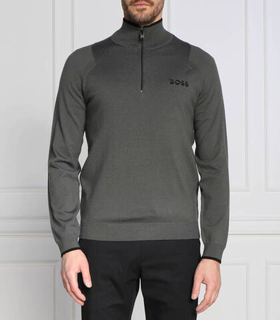 свитер zelvin BOSS GREEN - графитовый(50475142)